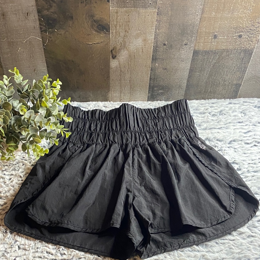 Elegant High-Waist Black Women's Shorts